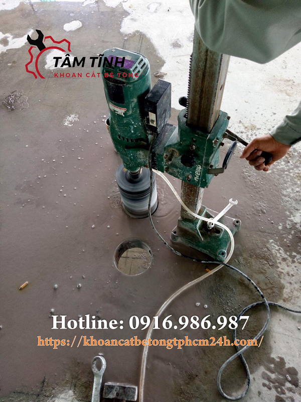 Khoan rút lõi bê tông tại TPHCM