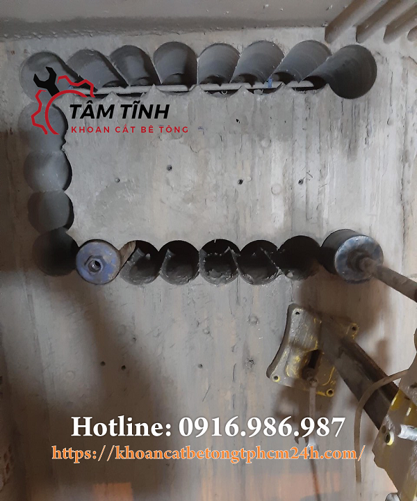 Khoan rút lõi bê tông TPHCM